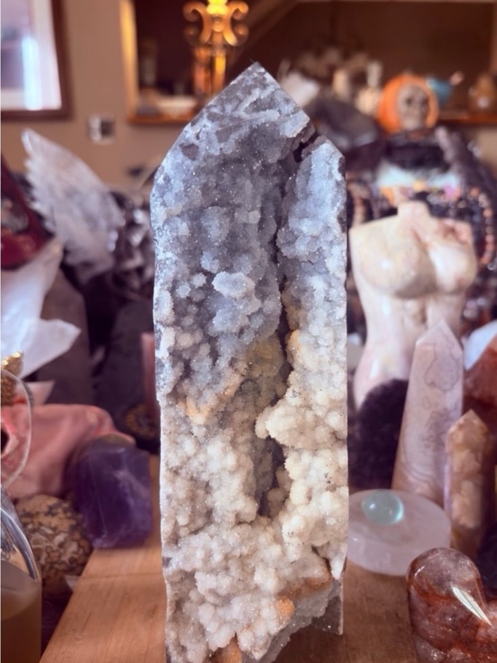 Sphalerite tower